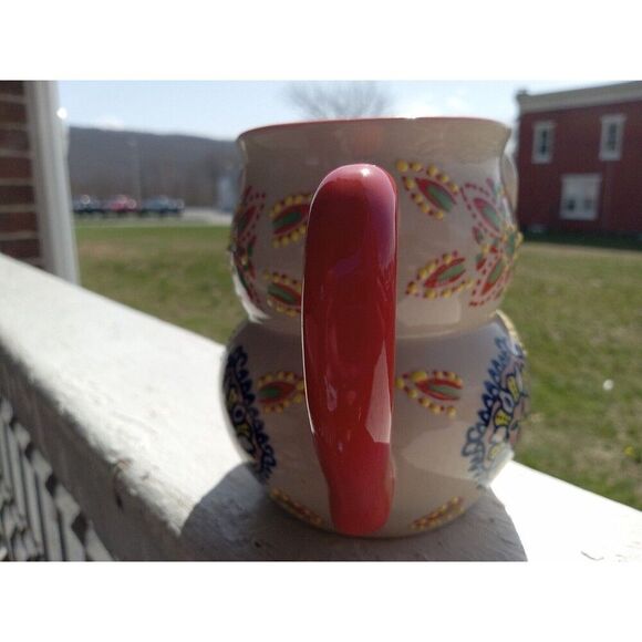 New Yokohama Studio Hand Painted Monkey Boho Artisan Coffee/Tea Mug - Picture 5 of 8